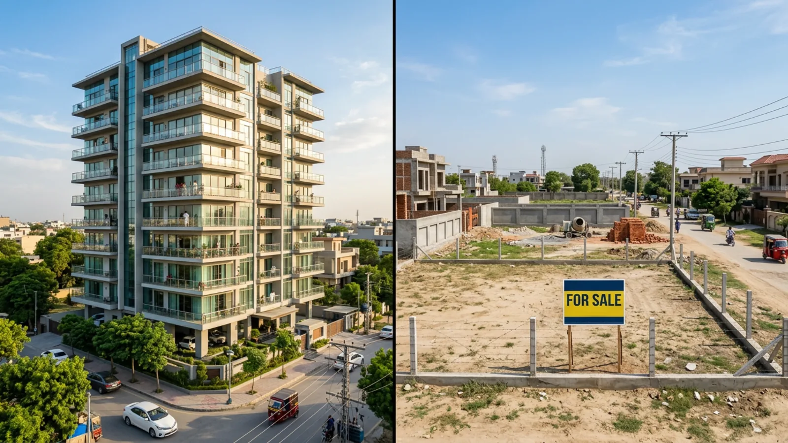 Apartments vs Plots in Lahore: Which Is the Better Investment in 2026?
